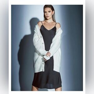 Knix- The Birds Papaya slip dress- Navy Blue